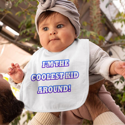 Cool Design Baby Bibs - Quote Baby Feeding Bibs - Best Print Bibs for Eating - wnkrs
