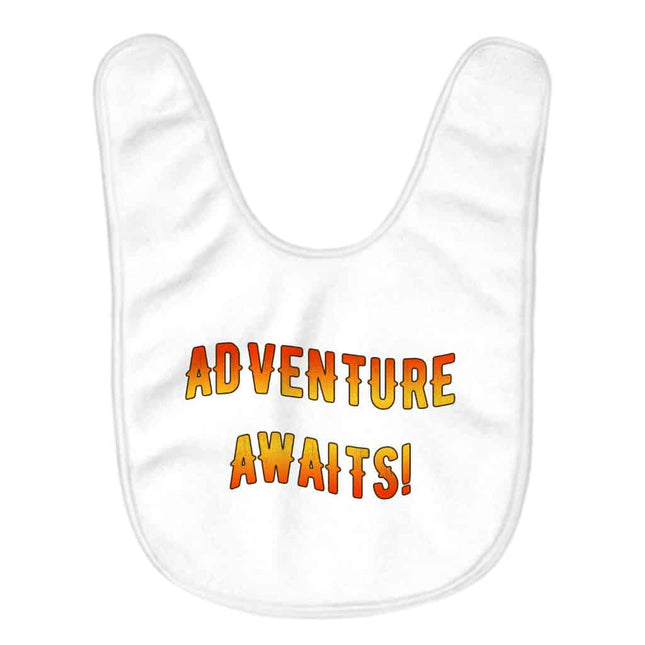 Adventure Awaits Baby Bibs - Best Design Baby Feeding Bibs - Cool Bibs for Eating - wnkrs