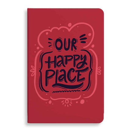 Our Happy Place Journal - Themed Notebook - Cool Design Journal - wnkrs