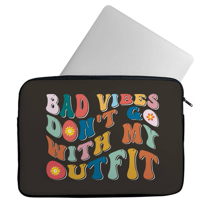Bad Vibes MacBook Pro 16" Sleeve - Cool Design Laptop Sleeve - Themed MacBook Sleeve - wnkrs
