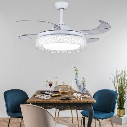 Retro Style Ceiling Fan and LED Lamp - Wnkrs