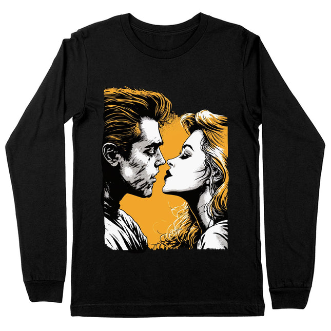 Bright Graphic Long Sleeve T-Shirt - Love Themed T-Shirt - Unique Long Sleeve Tee