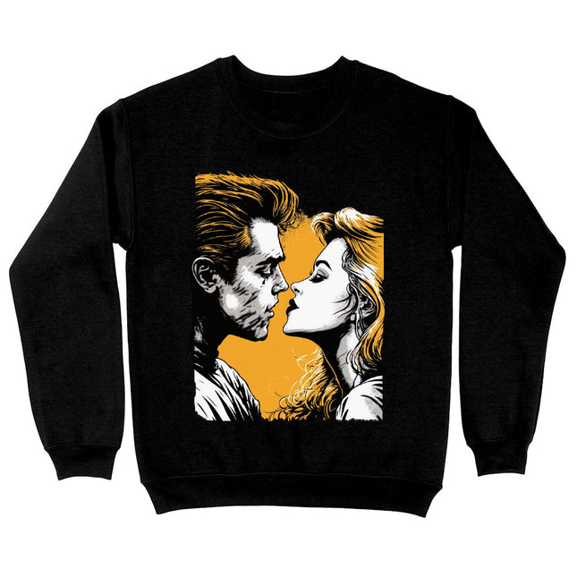Bright Graphic Sweatshirt - Love Themed Crewneck Sweatshirt - Unique Sweatshirt