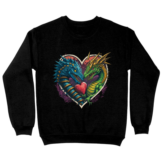 Animal Themed Sweatshirt - Dinosaur Graphic Crewneck Sweatshirt - Colorful Sweatshirt
