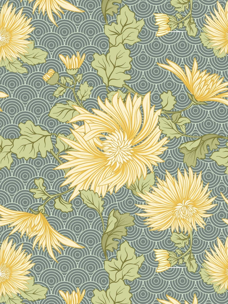 Yellow Daisy Self-Adhesive Wall Sticker