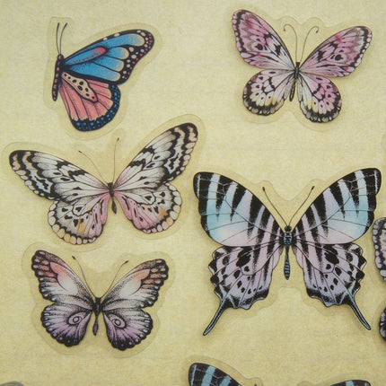 Ink Butterfly Style PVC Stickers 38 pcs Set - wnkrs