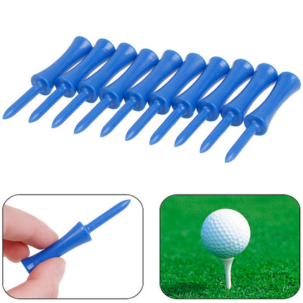 Blue Plastic Golf Tees 50 pcs Set - wnkrs