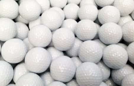 White Synthetic Rubber Golf Balls 10 pcs Set - wnkrs