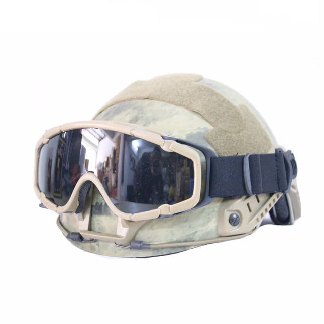 High Quality Multipurpose Anti-Fog Plastic Tactical Helmet - wnkrs