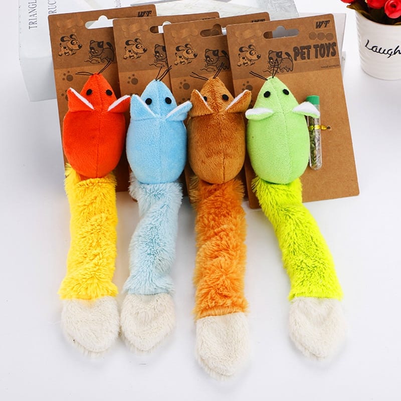 Long Tail Mouse Teaser Toy for Cats
