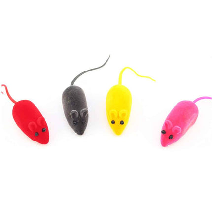 Colorful Silicone Mouse Cat Toy - wnkrs