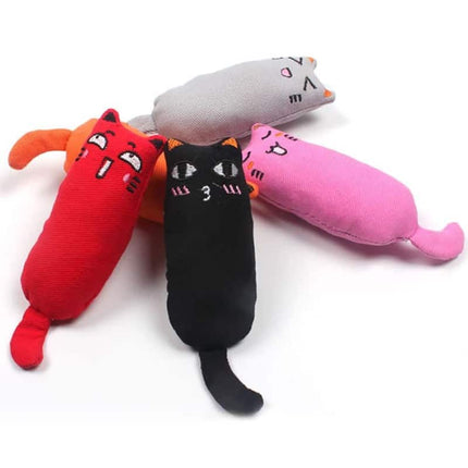 Teeth Grinding Cat Plush Toy - wnkrs