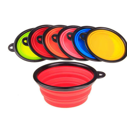 Pet's Foldable Portable Colorful Bowls - wnkrs