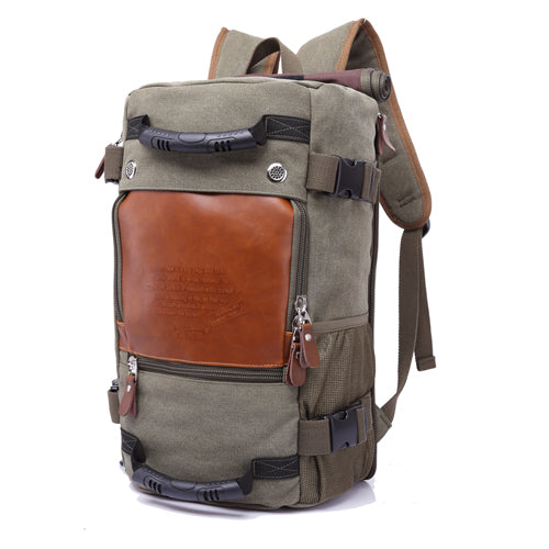 Universal Men's Canvas Backpack and Shoulder Bag - wnkrs