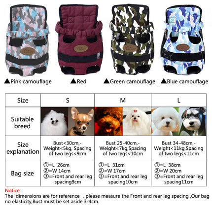 Adjustable Breathable Carrying Pet Backpack - wnkrs