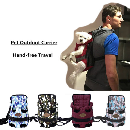 Adjustable Breathable Carrying Pet Backpack - wnkrs