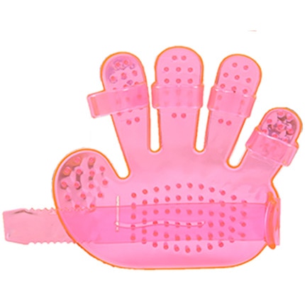 Pink Pet Grooming Glove - wnkrs