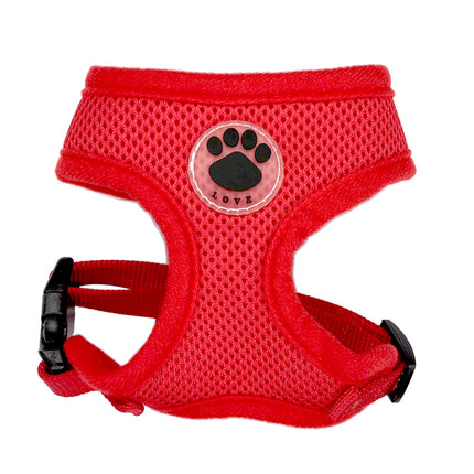 Breathable Paw Print Harness - wnkrs