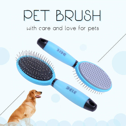 Double Sided Massage Grooming Brush for Pets - wnkrs