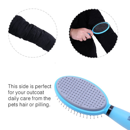 Double Sided Massage Grooming Brush for Pets - wnkrs