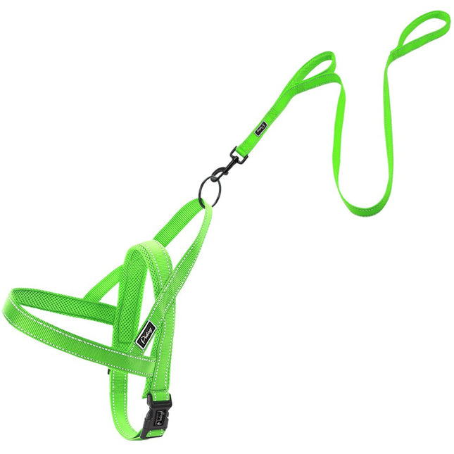 Convenient Basic Nylon Dog's Harness with Leash - wnkrs