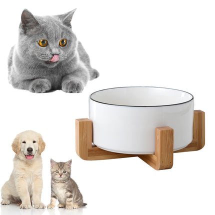 Ceramic Elevated Bowl for Pets - wnkrs
