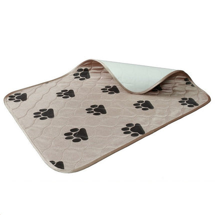 Waterproof Dog's Mat with Dog Paws Print - wnkrs