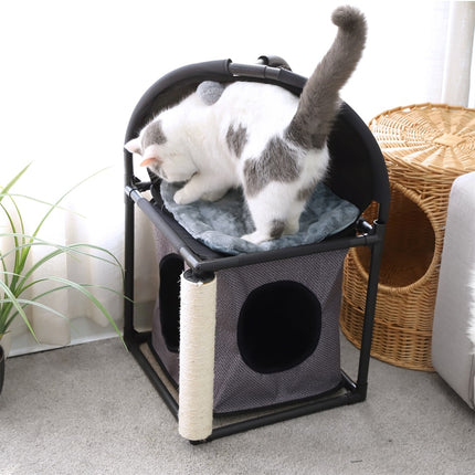 Two Layers Scratching House Toy for Cats - wnkrs