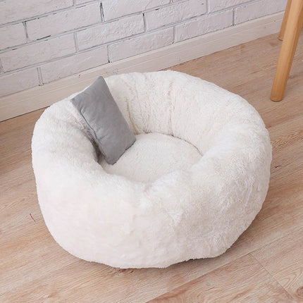 Fleece Round Bed for Cats - wnkrs