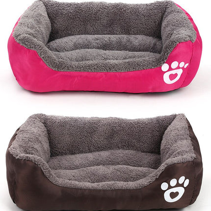 Warm Waterproof Fleece Pet Bed - wnkrs