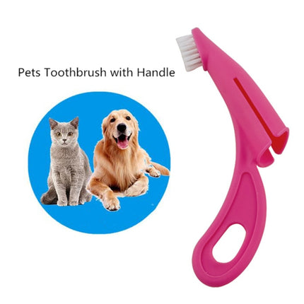 Ergonomic Design Finger Toothbrush for Pets - wnkrs
