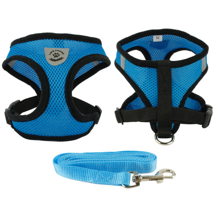Breathable Small Dog & Puppy Harness & Leash - wnkrs