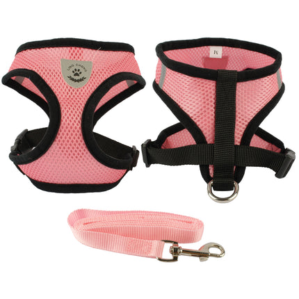 Breathable Small Dog & Puppy Harness & Leash - wnkrs