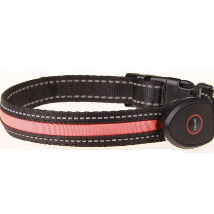 Cute Rechargeable LED Luminous Nylon Dog Collar - wnkrs