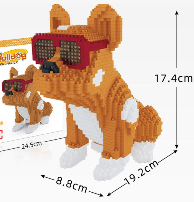 Dog Pattern Building Blocks Kit - wnkrs
