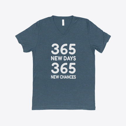 365 New Chances Unisex Triblend V-Neck T-Shirt - wnkrs