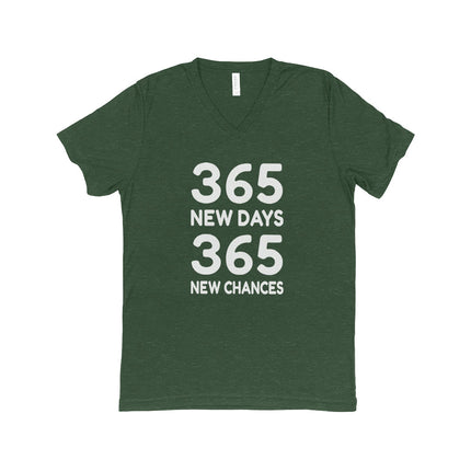 365 New Chances Unisex Triblend V-Neck T-Shirt - wnkrs