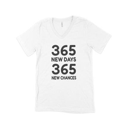 365 New Chances Unisex Jersey V-Neck T-Shirt - wnkrs