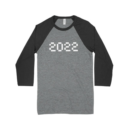 2022 Pixels Unisex 3/4 Sleeve Baseball T-Shirt - wnkrs