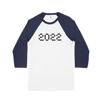 2022 Pixels Unisex 3/4 Sleeve Baseball T-Shirt - wnkrs