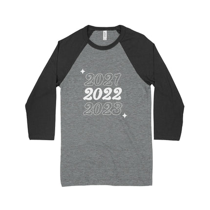 2022 New Year Unisex 3/4 Sleeve Baseball T-Shirt - wnkrs