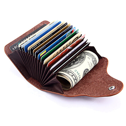Business Colorful Genuine Leather Women's Card Holder - Wnkrs