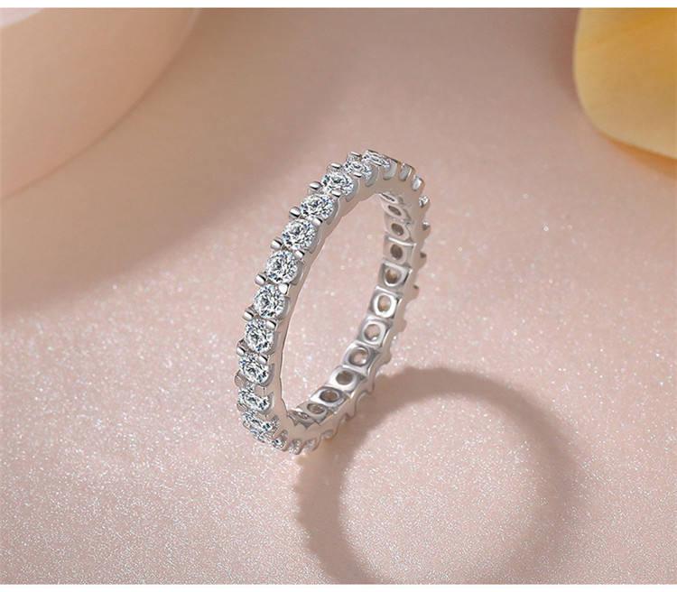Women's 925 Silver Ring with Cubic Zirconia