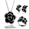 silver-black-pendant-earrings-ring