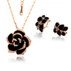 rose-gold-black-pendant-earrings