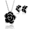 silver-black-pendant-earrings