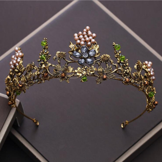 Zinc Hair Tiara in Plant Shaped - Wnkrs