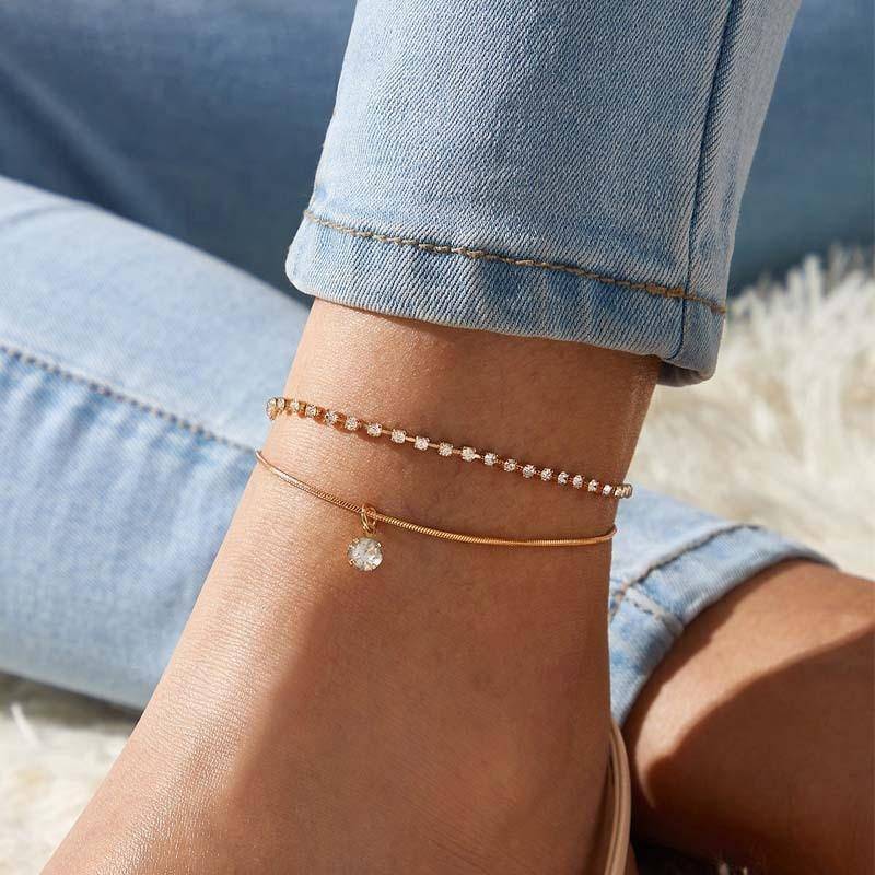 Anklet with Bohemian Style Beads