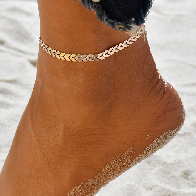 Anklet with Bohemian Style Beads