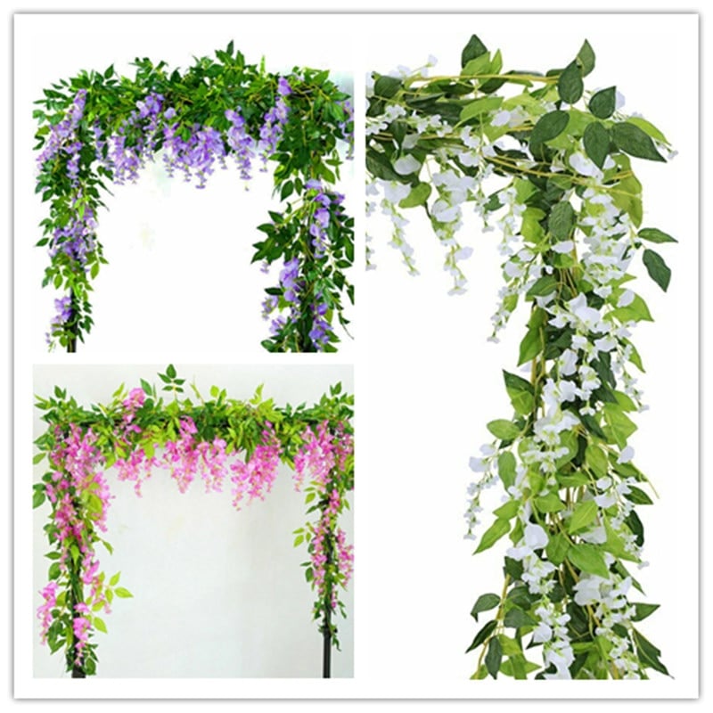 Artificial Wisteria Vines Pair